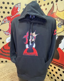 SUDADERA CARMELA CORONA NEGRO