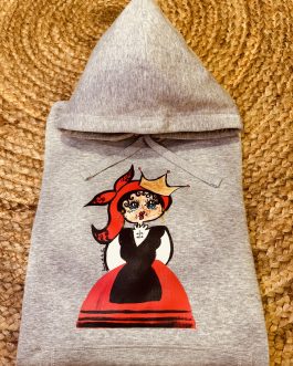 SUDADERA CARMELA CORONA GRIS