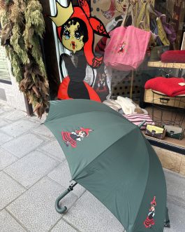 PARAGUAS CARMELA PENSATIVA VERDE