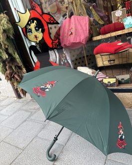 PARAGUAS CARMELA PENSATIVA VERDE