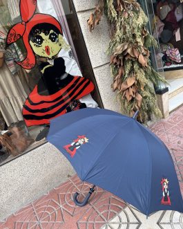 PARAGUAS CARMELA CORONA AZUL