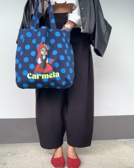 BOLSO CARMELA LUNARES AZULES