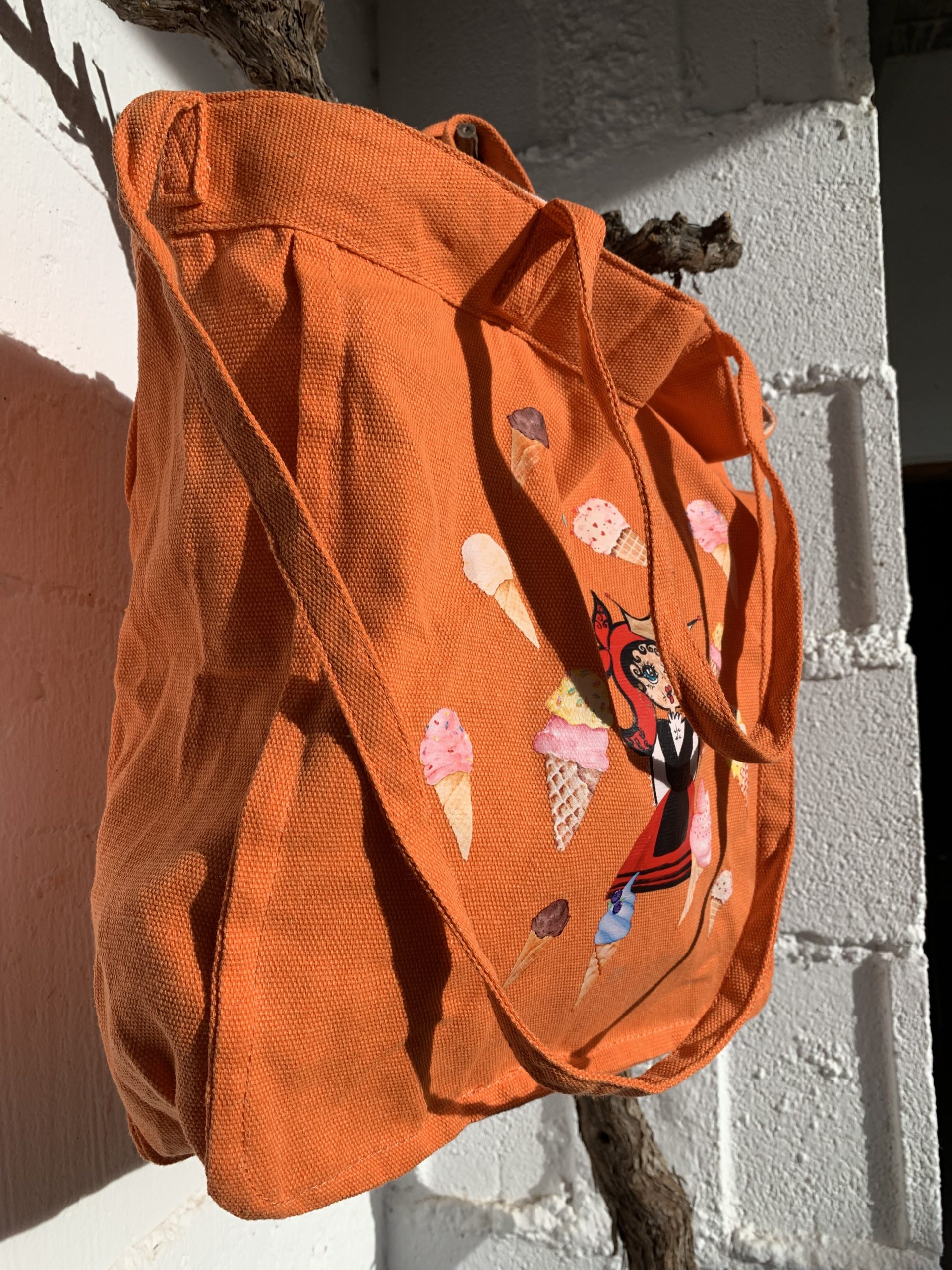 CARMELA BOLSO TOTE NARANJA - Imagen 3